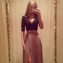 Load image into Gallery viewer, Female Slim Sexy Party Dress Deep V Cardigan Slim Dress Summer